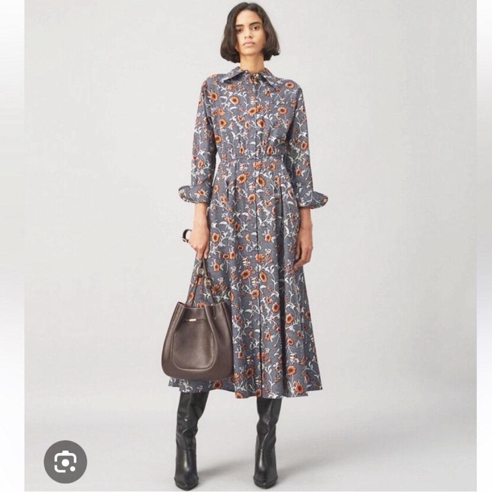 Tory Burch Eleanor  Silk Twill Dress